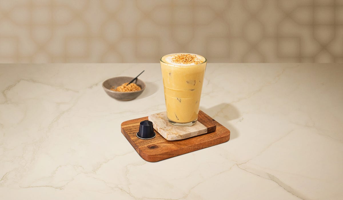 Creamy Mango Iced Latte | Coffee Recipes | Nespresso Qatar