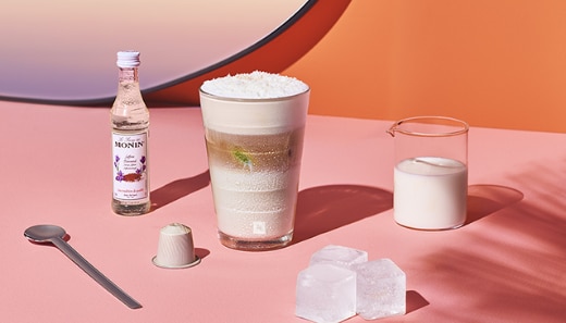 Exotic Coconut Flavour Macchiato Over Ice | Nespresso Qatar